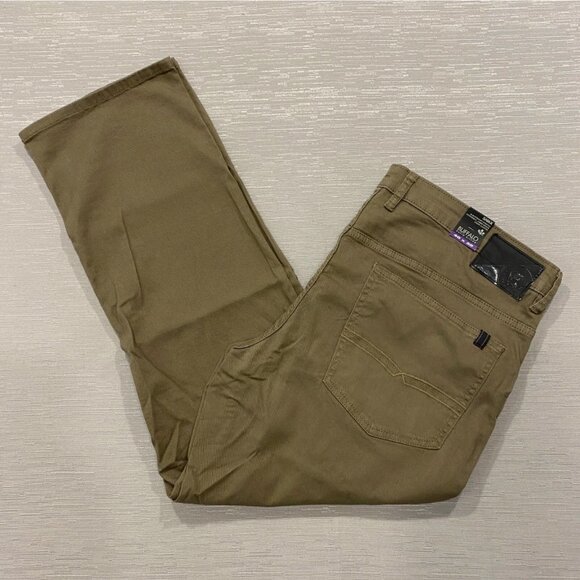 Buffalo SAM-X Brown Denim Jeans Mens Size 40 x 30 Slim Fit Straight Leg - Picture 1 of 12